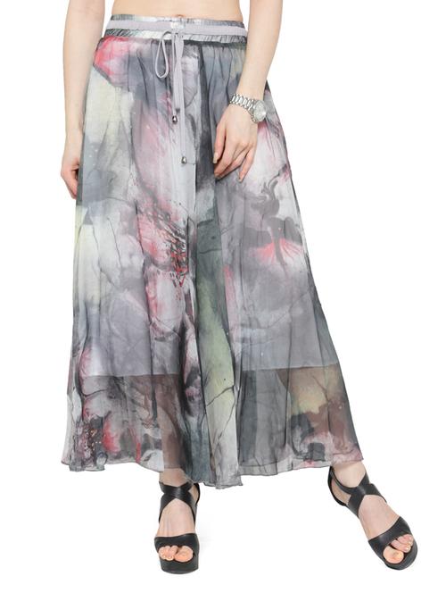 multi colored chiffon maxi skirt - 14921496 - Standard Image - 1