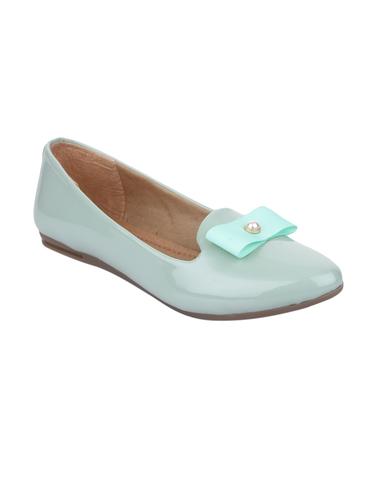 green suede slip on ballerina - 14922637 - Very Small Image - 1