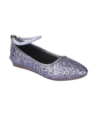 blue suede slip on ballerina - 14922642 - Very Small Image - 1