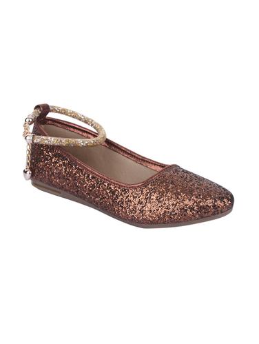 copper suede slip on ballerina - 14922643 - Very Small Image - 1