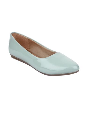 green suede slip on ballerina - 14922645 - Very Small Image - 1