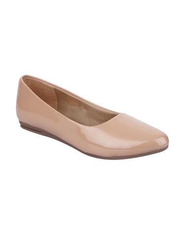 beige suede slip on ballerina - 14922646 - Very Small Image - 1