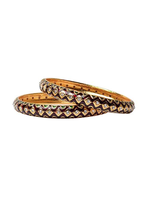 gold brass bangle - 14923505 - Standard Image - 1