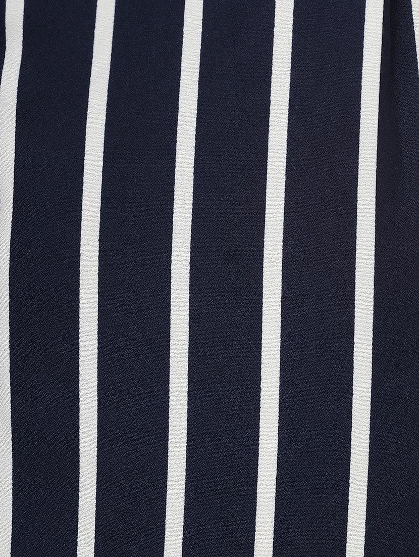 navy blue striped peg trouser - 14923821 - Zoom Image - 4