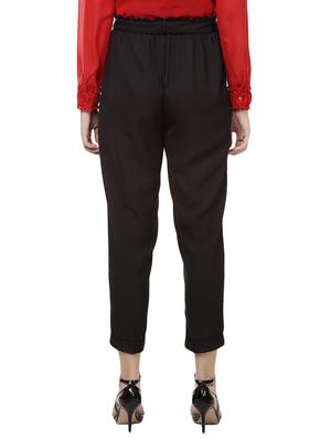 black solid peg trouser - 14923823 - Standard Image - 3