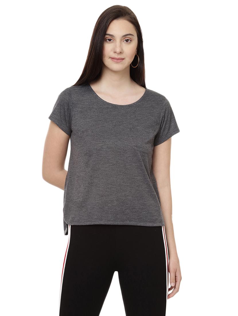 high-low short sleeved tee - 14923862 - Zoom Image - 1