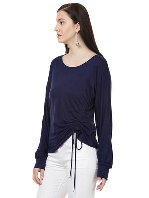 asymmetric ruched detail top - 14923877 - Standard Image - 2