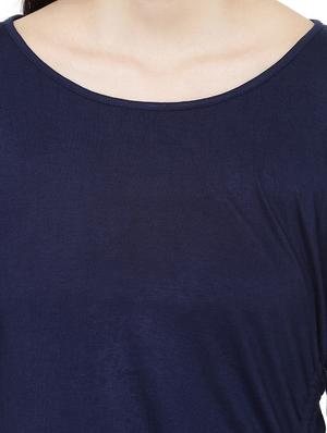 asymmetric ruched detail top - 14923877 - Standard Image - 4