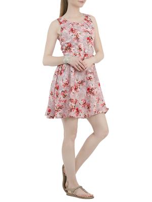 tie knot floral a-line dress - 14924063 - Standard Image - 2