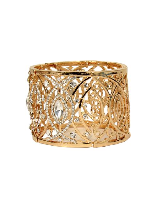 Gold Tone Stone Bangle Bracelet - 14924176 - Standard Image - 1