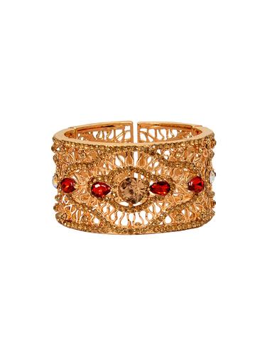 Red Gold Tone Stone Bangles - 14924185 - Very Small Image - 1