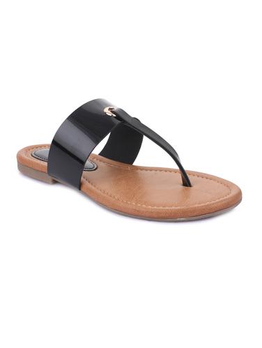 black t-strap sandal - 14925449 - Very Small Image - 1