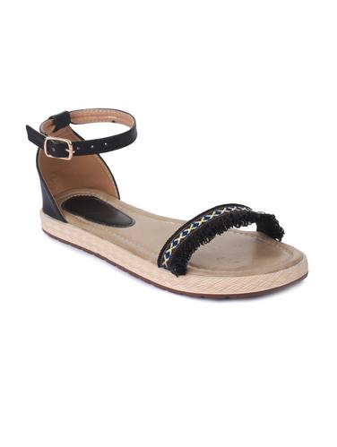 black ankle strap sandal - 14925470 - Very Small Image - 1