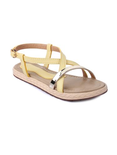 yellow suede back strap sandals - 14925471 - Very Small Image - 1