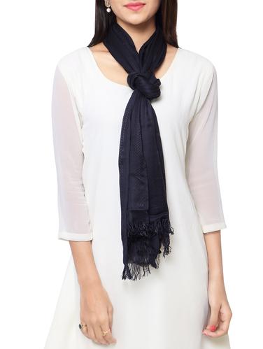 black viscose stole - 14925703 - Very Small Image - 1