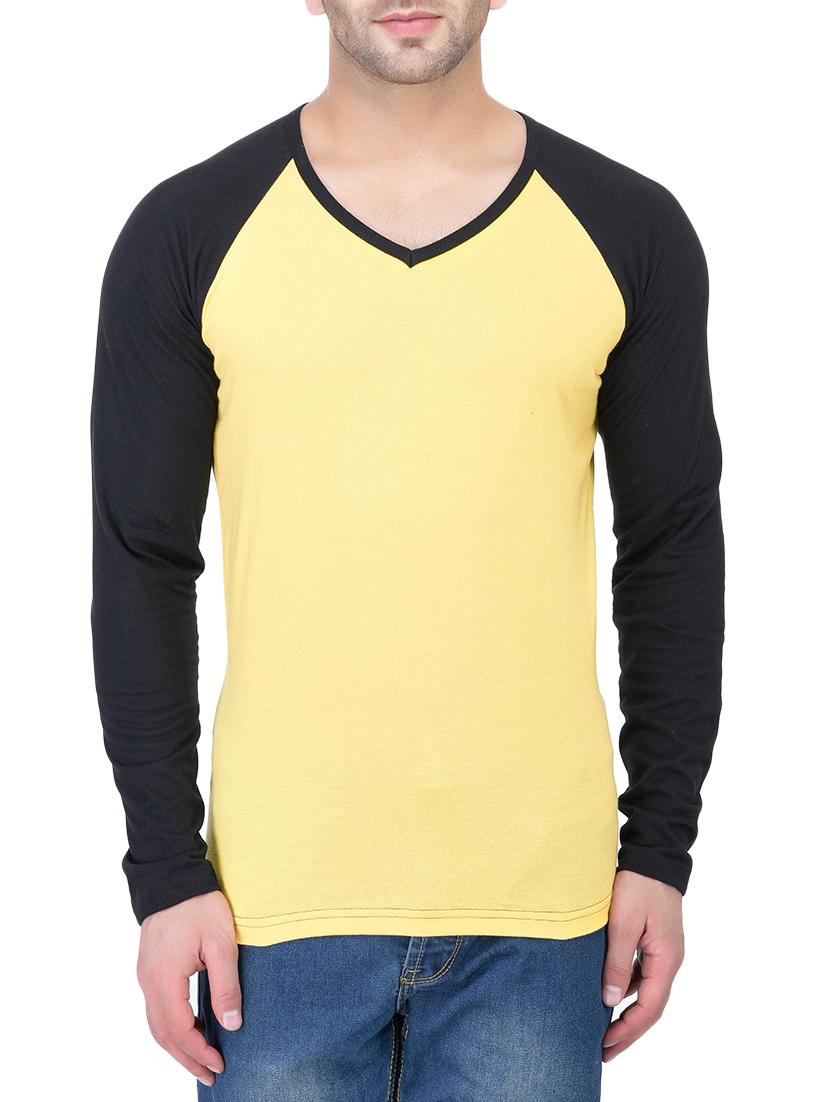 yellow cotton raglan tshirt - 14926028 - Zoom Image - 1