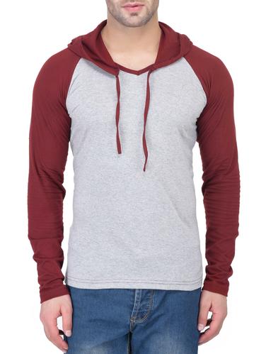 grey cotton raglan tshirt - 14926031 - Very Small Image - 1