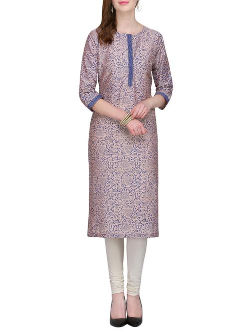 KAANCHIE NANGGIA cotton block printed kurta - 14926473 - Standard Image - 1