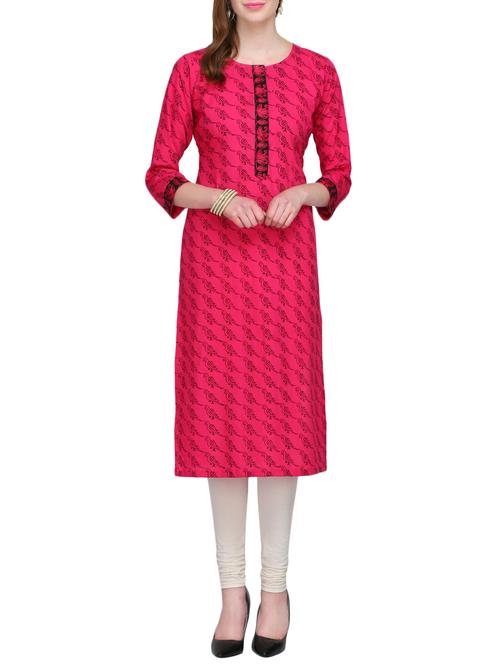 KAANCHIE NANGGIA cotton block printed kurta - 14926478 - Standard Image - 1