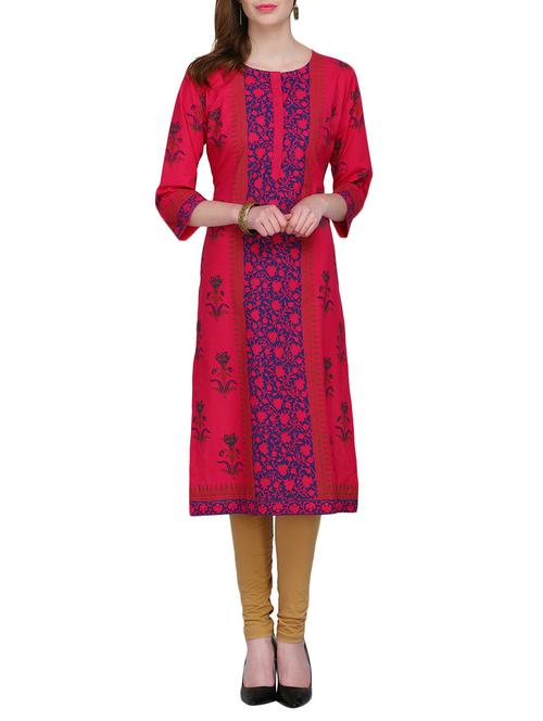 KAANCHIE NANGGIA cotton block printed kurta - 14926479 - Standard Image - 1