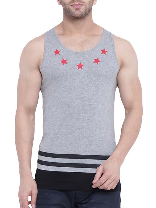 grey cotton vest - 14926496 - Standard Image - 1