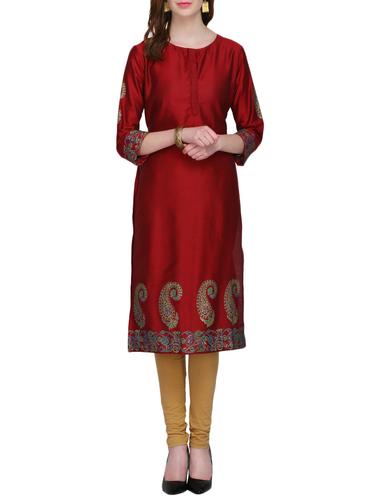 KAANCHIE NANGGIA cotton block printed kurta - 14926557 - Very Small Image - 1