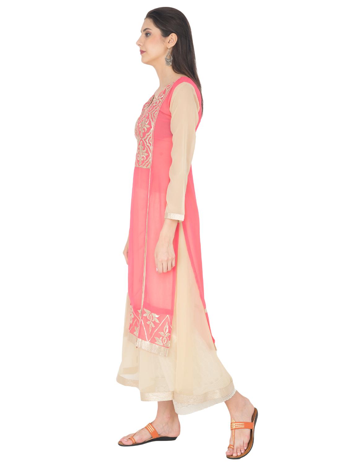 gotta work layered kurta - 14929072 - Zoom Image - 2