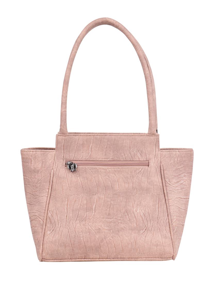 pink leatherette (pu) regular handbag - 14929148 - Zoom Image - 2
