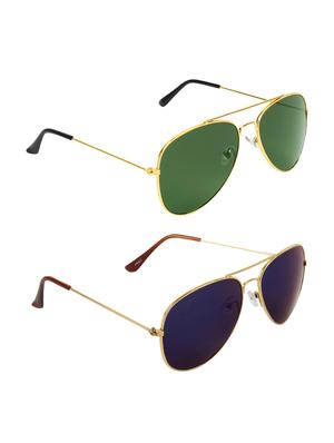 abner combo of aviator & aviator sunglases - 14930815 - Standard Image - 2