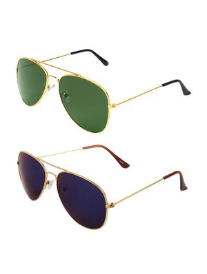 abner combo of aviator & aviator sunglases - 14930815 - Standard Image - 3