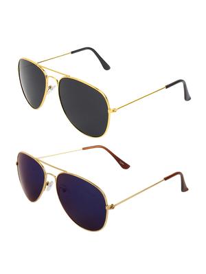 abner combo of aviator & aviator sunglases - 14930818 - Standard Image - 2