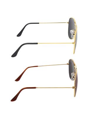abner combo of aviator & aviator sunglases - 14930818 - Standard Image - 5