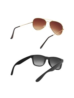 abner combo of aviator & wayfarer sunglases - 14930920 - Standard Image - 4