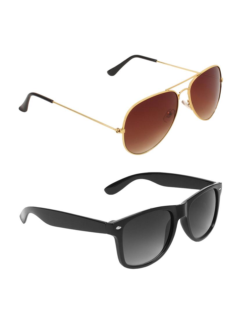 abner combo of aviator & wayfarer sunglases - 14930920 - Zoom Image - 3