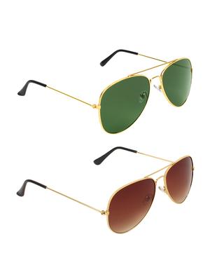 abner combo of aviator & aviator sunglases - 14930926 - Standard Image - 2
