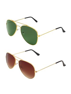 abner combo of aviator & aviator sunglases - 14930926 - Standard Image - 3