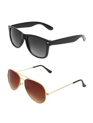 abner combo of wayfarer & aviator sunglasses - 14930930 - Standard Image - 2