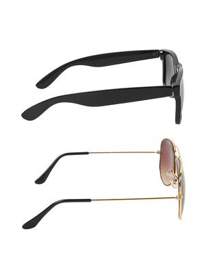 abner combo of wayfarer & aviator sunglasses - 14930930 - Standard Image - 5
