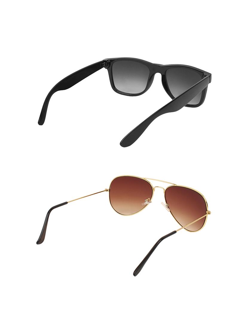 abner combo of wayfarer & aviator sunglasses - 14930930 - Zoom Image - 4