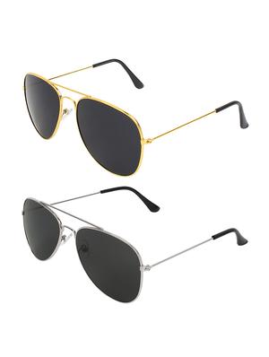 abner combo of aviator & aviator sunglases - 14930950 - Standard Image - 3