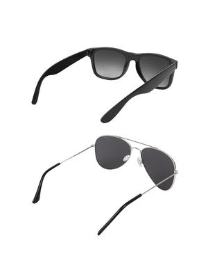 abner combo of wayfarer & aviator sunglasses - 14930953 - Standard Image - 4