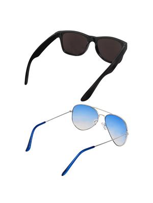 abner wayfarer, aviator sunglasses (blue, blue) - 14931106 - Standard Image - 3