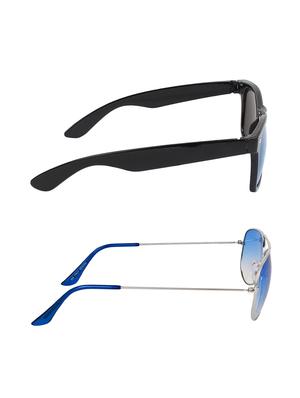 abner wayfarer, aviator sunglasses (blue, blue) - 14931106 - Standard Image - 4