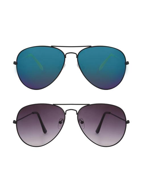 abner aviator, aviator sunglasses (blue, black) - 14931143 - Standard Image - 1