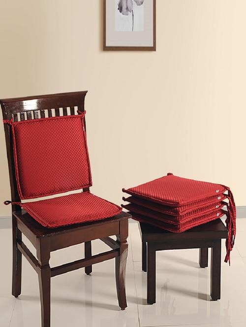 chair pads standard size with loops (16"x16") set of 6 - 14933367 - Standard Image - 1