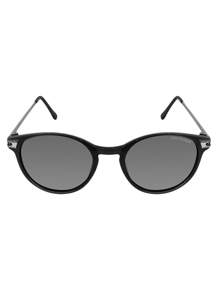 David Blake Black Round Polarized UV Protected Sunglass - 14936039 - Zoom Image - 1
