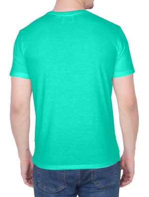green cotton chest print tshirt - 14936195 - Standard Image - 3