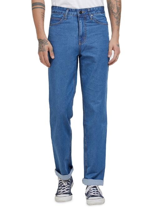 blue denim plain jeans - 14937505 - Standard Image - 1