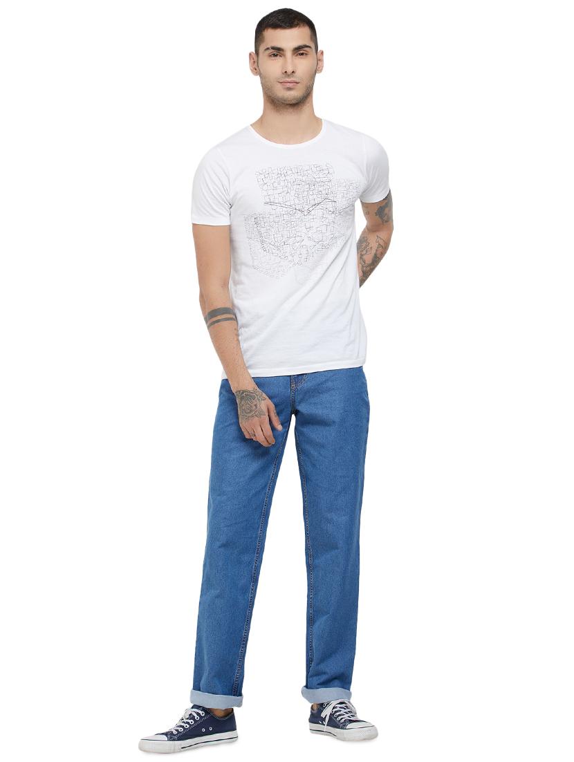 blue denim plain jeans - 14937505 - Zoom Image - 4