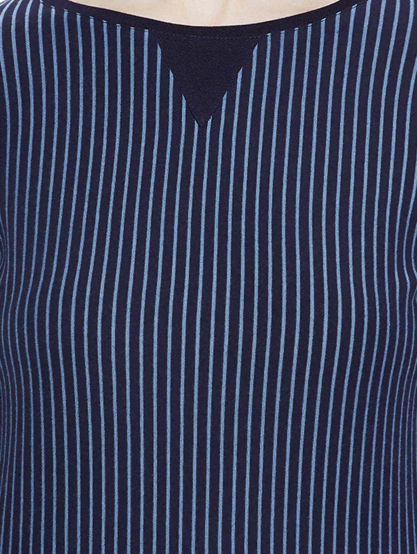 thumb hole high-low striped tunic - 14937839 - Zoom Image - 4